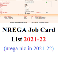 NREGA-Job-Card-List-2021-22-Online-Check