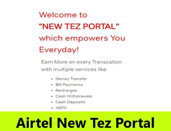 Airtel New Tez Portal
