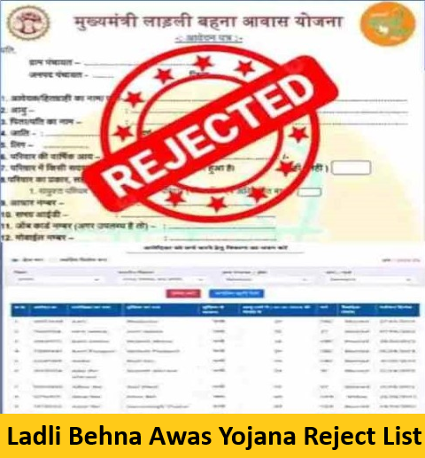 Ladli Behna Awas Yojana Reject List